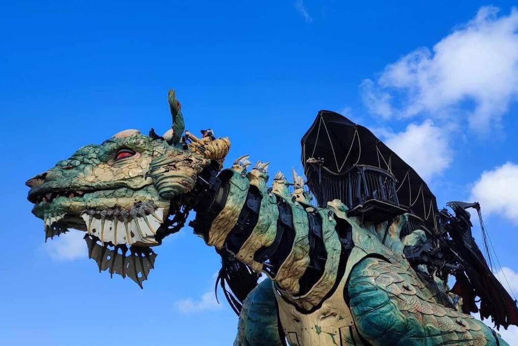 Studio Calais Front De Mer-Le Cocon Du Dragon-Classe 3 Etoiles المظهر الخارجي الصورة